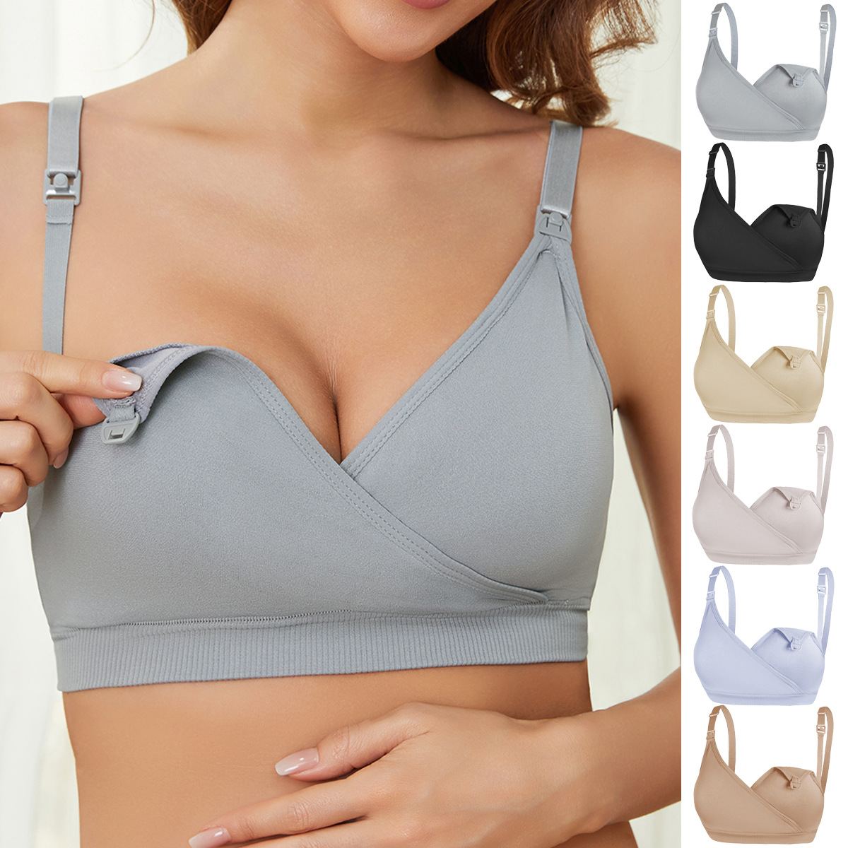 Nursing Bra Clip - Reggiseno per allattamento premaman senza fili